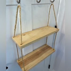Decorative wooden shelf